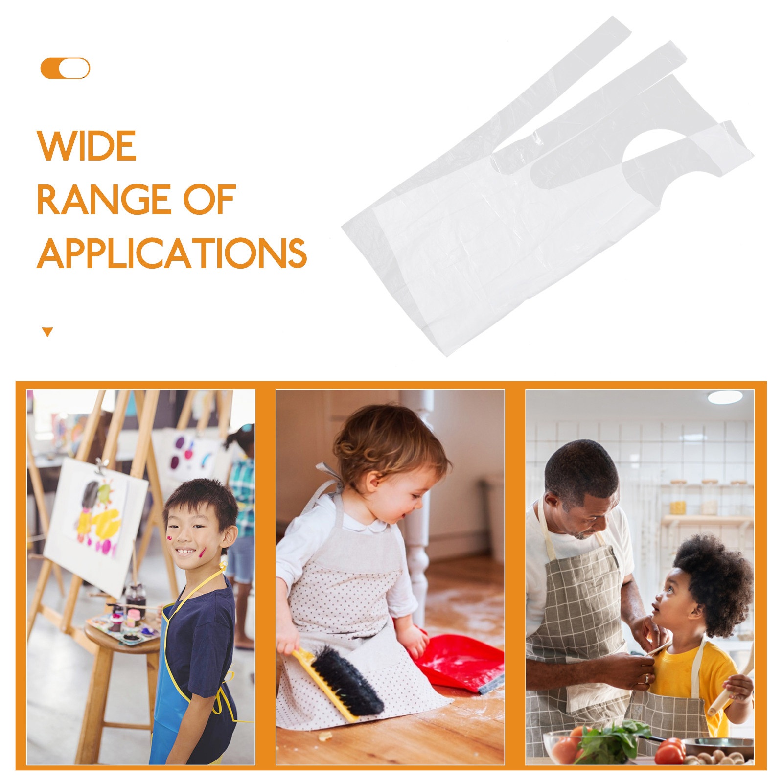 25Pcs Children Disposable Apro - Home Cooking Oil Disposal review and price