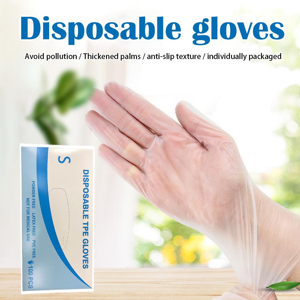 100pcs/set Disposable TPE Glov - Home Cooking Oil Disposal review and price
