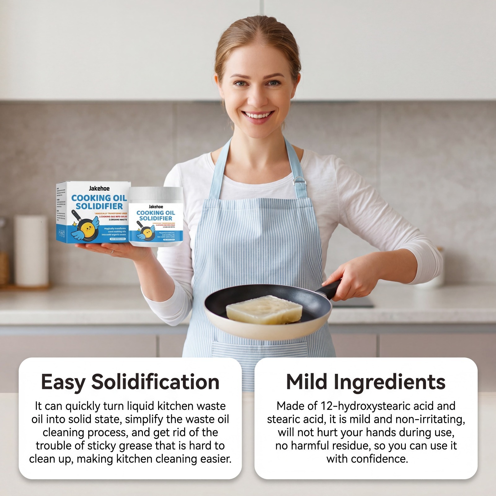 Cooking Oil Solidifier Powder  - Home Cooking Oil Disposal review and price