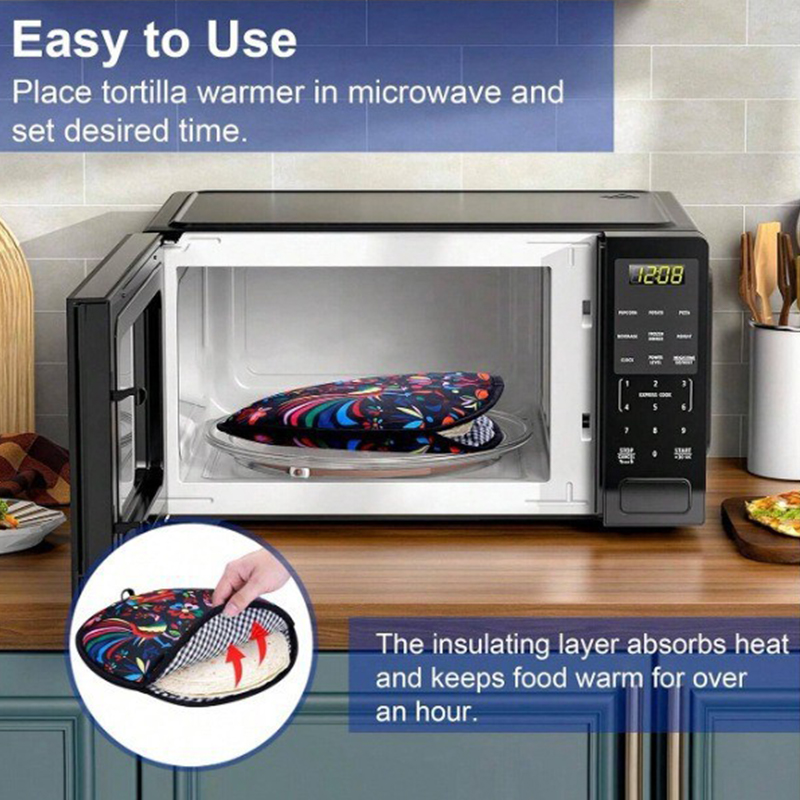 Microwave-Safe Tortilla Warmer - Tortilla Warmer Cloth review and price