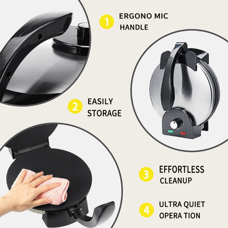 1500W Non Stick Electric Crepe - Home Cooking Quesadilla review and price