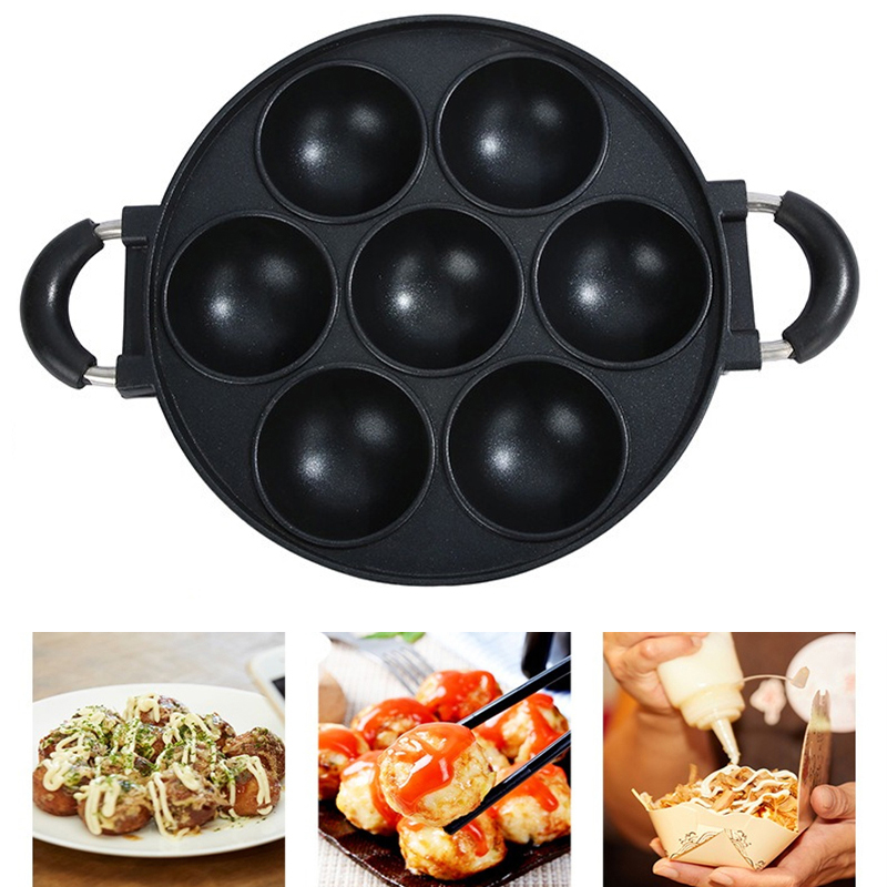 7 Hole Cake Cooking Pan Cast I - Dosa Pan Iron review and price