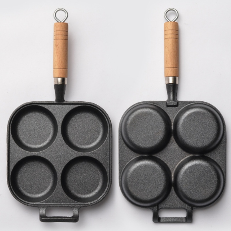 JUSTINLAU 2/4-Hole Cast Iron O - Dosa Pan Iron review and price